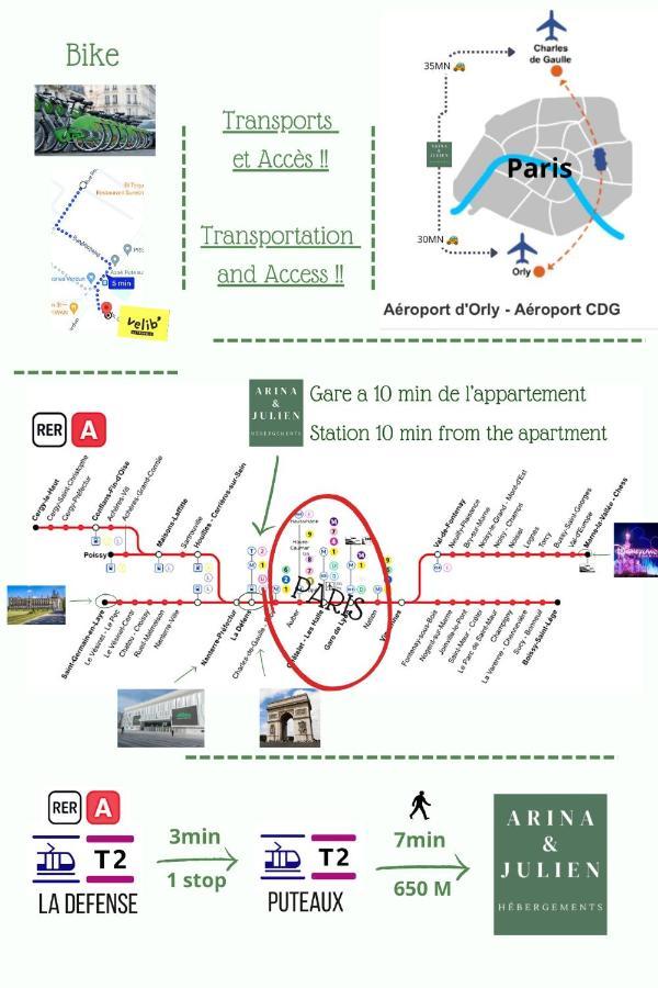 Arina & Julien La Defense-Paris Apartment Suresnes Ngoại thất bức ảnh