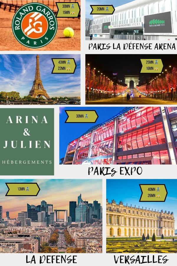 Arina & Julien La Defense-Paris Apartment Suresnes Ngoại thất bức ảnh